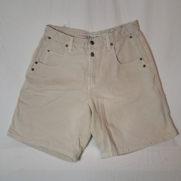 Zena Pants - Zena‎ Jeans Denim Shorts Beige Womens size 14 100% cotton